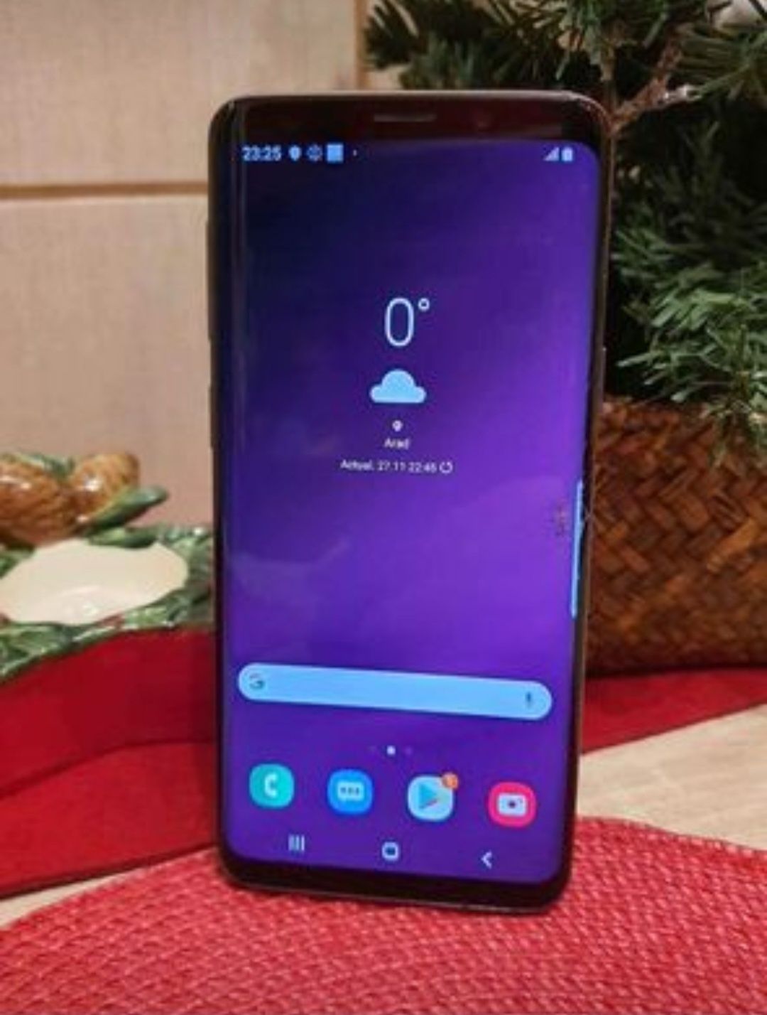 Samsung Galaxy S9 Mov 64Gb, Sticla Display Fisurata, Funct excelent!!!