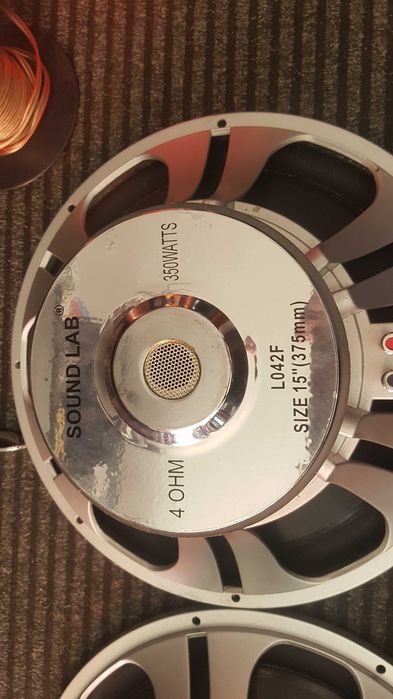 Difuzor bas 15''  39 cm Sound lab 350 wati 4 ohmi 2 buc