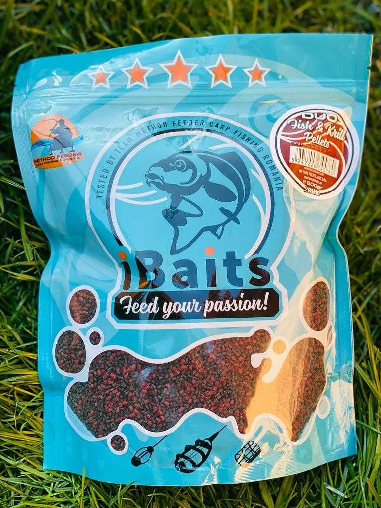 Ibaits DUO Fish & Krill Pellets 2mm