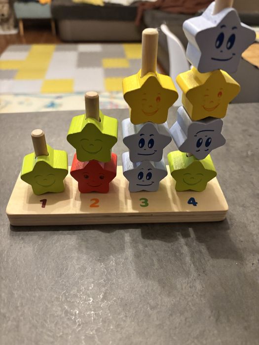 Дървени играчки сортери