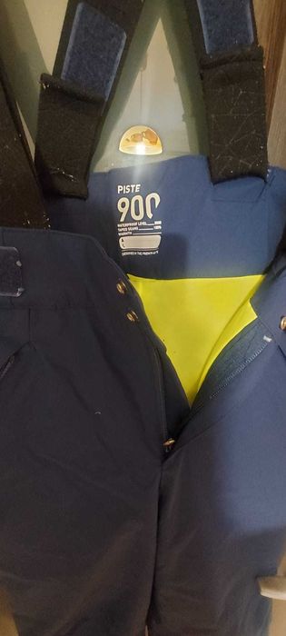 Pantalon impermeabil călduros schi PNF900 Bleumarin Băieți