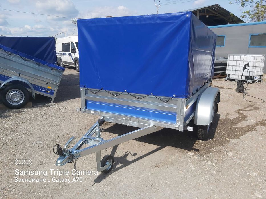 Туристическо ремарке VESTA LIGHT 25DA с брезент и шпригли Н120