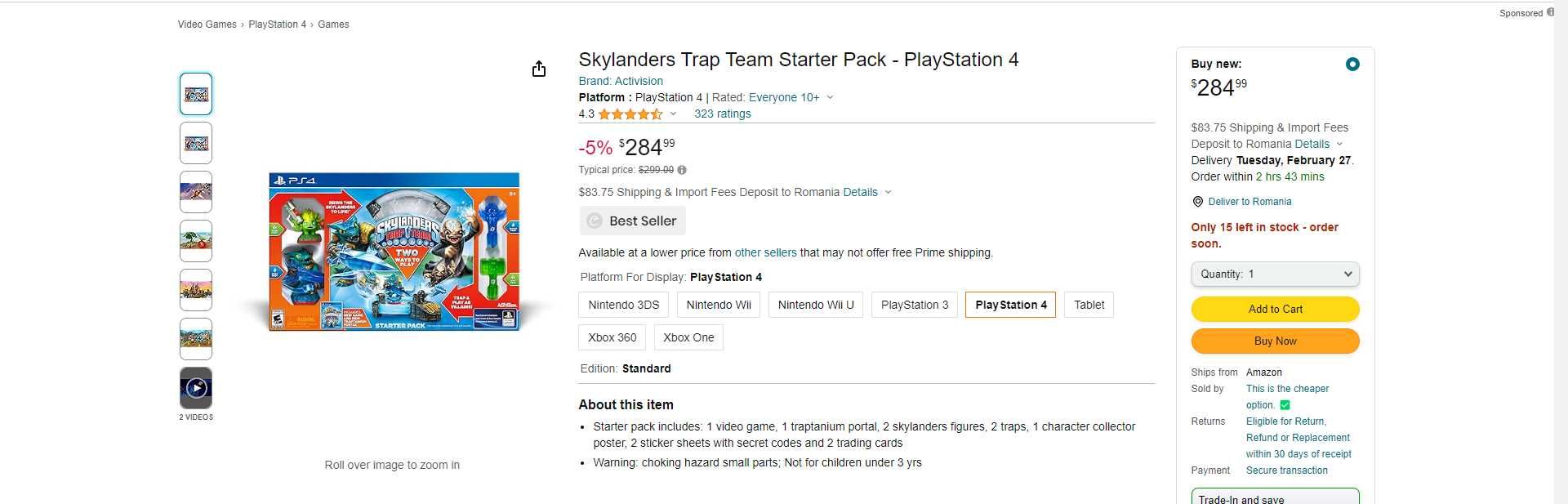 Skylanders Trap Team ps4 pal (Rar)