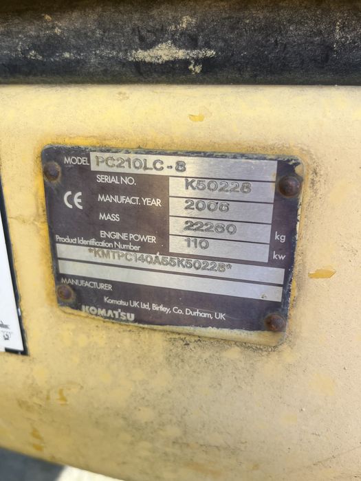 Komatsu pc 210-8