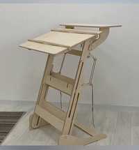 Письменный стол конторка деревянный, регулируется высота,в отличном со