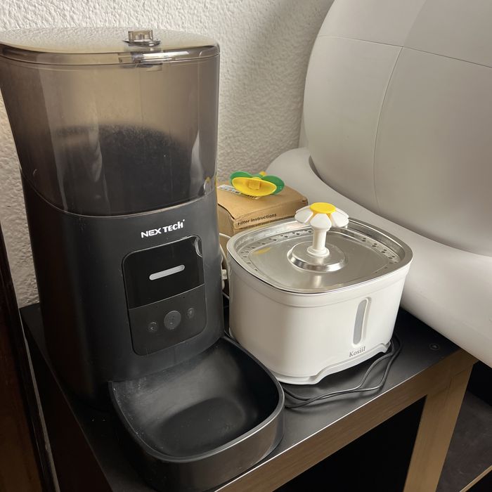 Pachet litiera automata, hranitor automat, fantana pisici