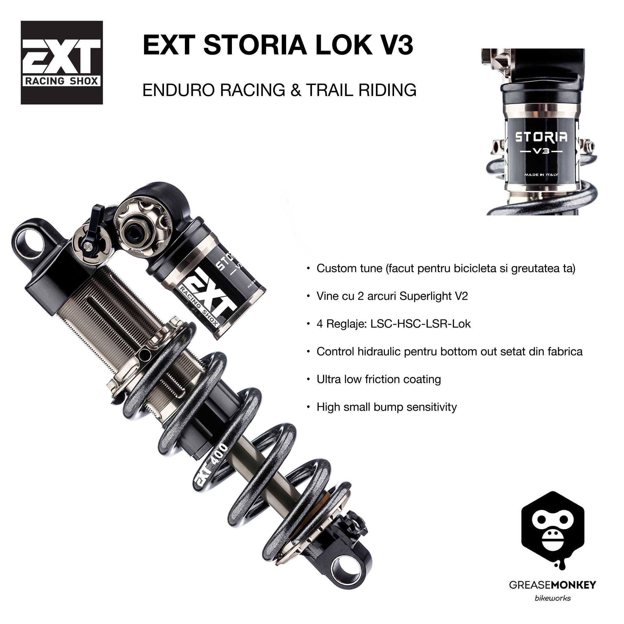 Amortizor / furca Extreme Racing Shox / EXT Arma / Storia / Era