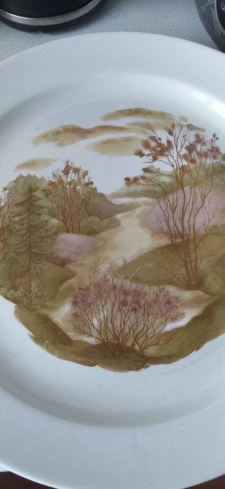 Тарелки большие керамические