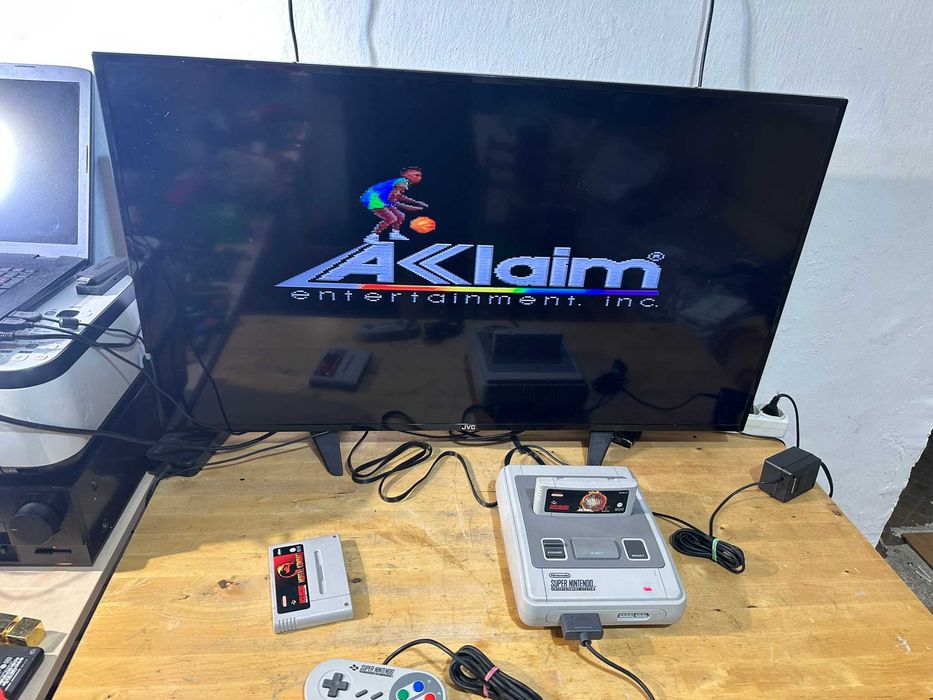 consola nintendo super nintendo  snsp 001a mortal kombat