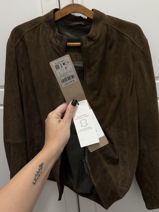 Geaca Massimo Dutti Piele intoarsa