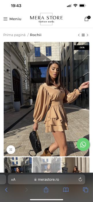 Rochie boho scurta noua/ salopeta lunga