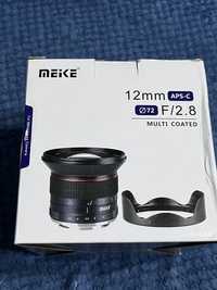 meke 12 mm f2.8 obiectiv manual motura Fuji