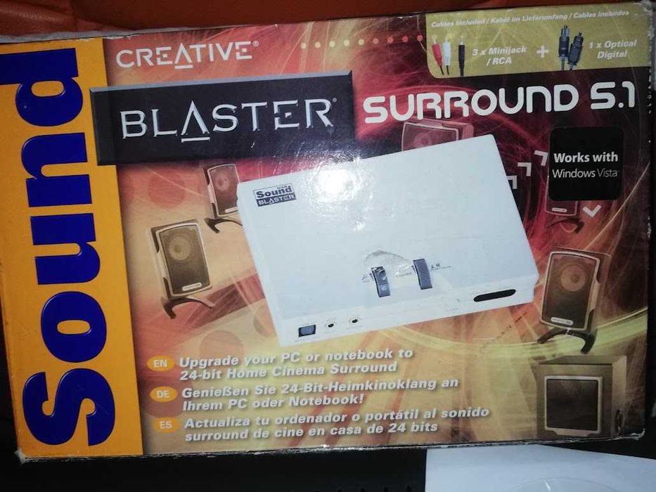 Vand placa de sunet ,externa CREATIVE SOUNDBLASTER