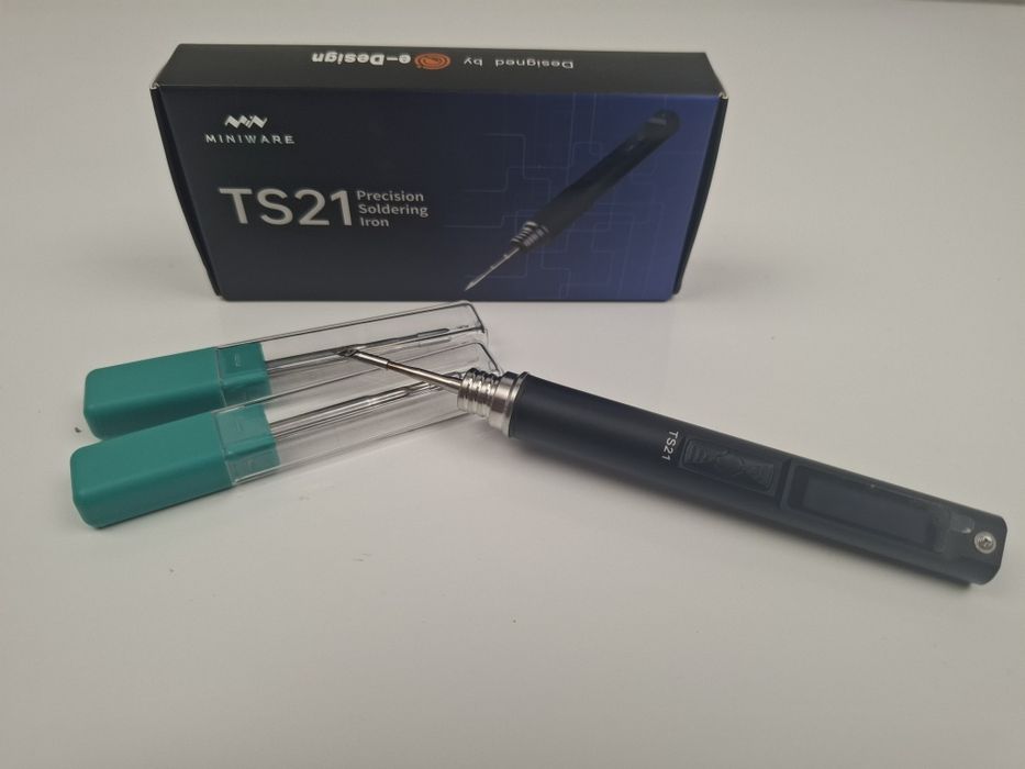 Pistol de lipit (letcon) TS21 + 3 Vârfuri de precizie