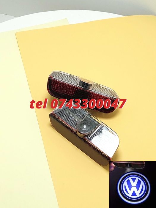 Proiectoare Logo Vw Portiera  Led Laser emblema sigla Holograma