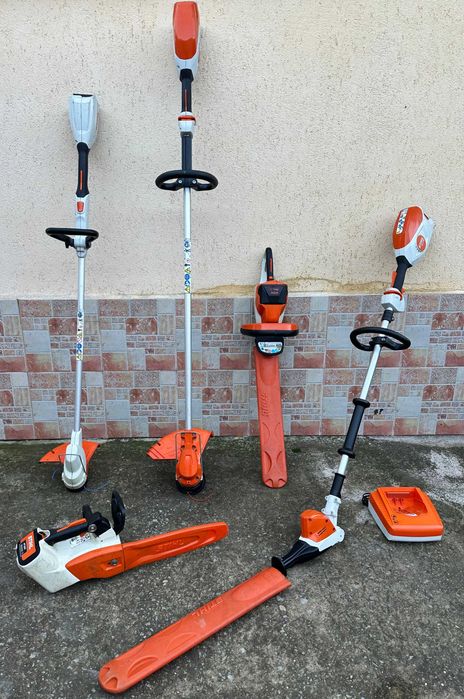 Stihl - Сет тример, храсторез, верижен трион и телескопичен храсторез
