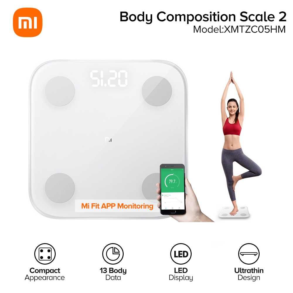 Умные электронные весы Mi Body Composition Scale 2