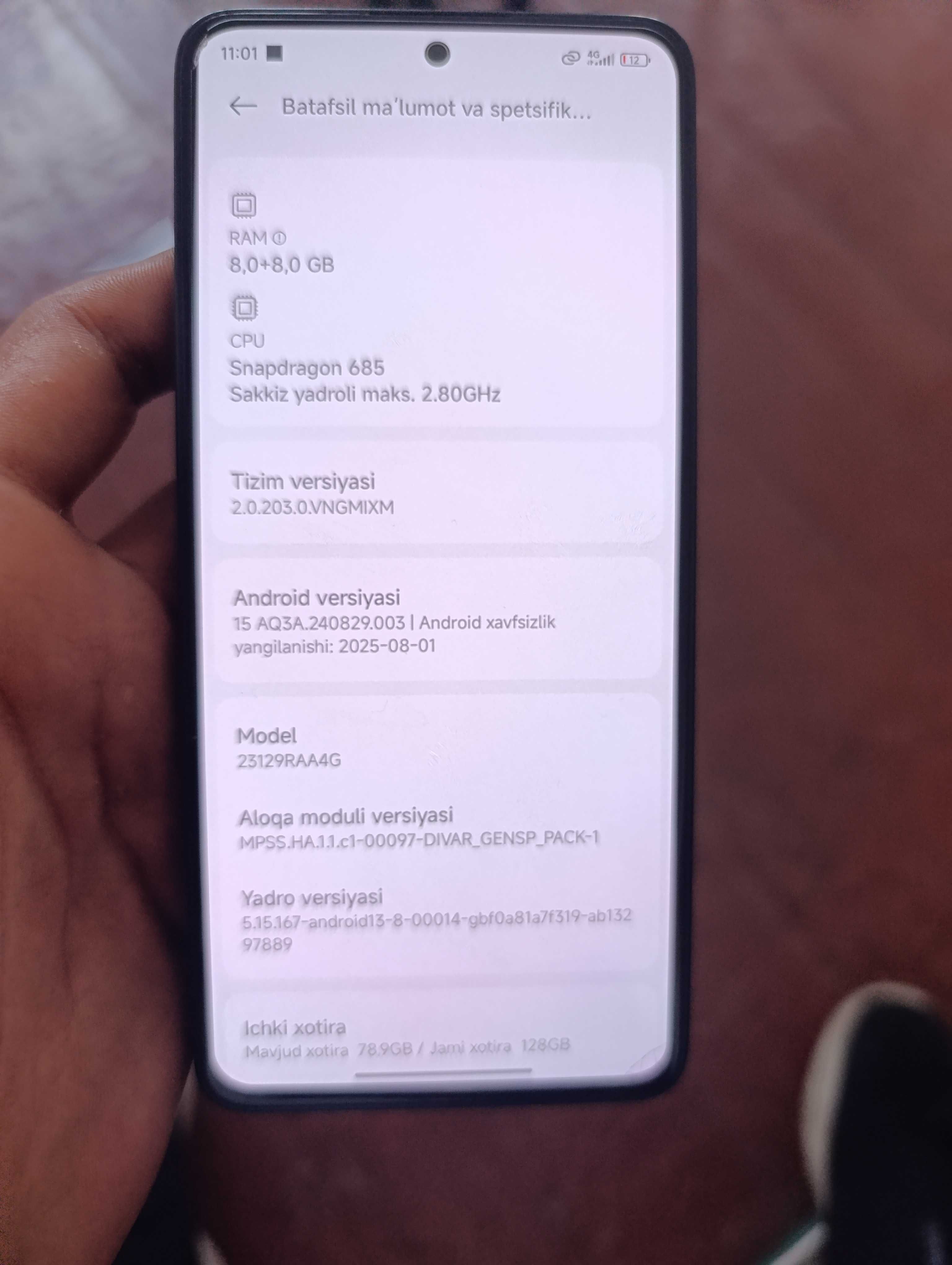 Redmi note 13 3oy garantiyasi bor