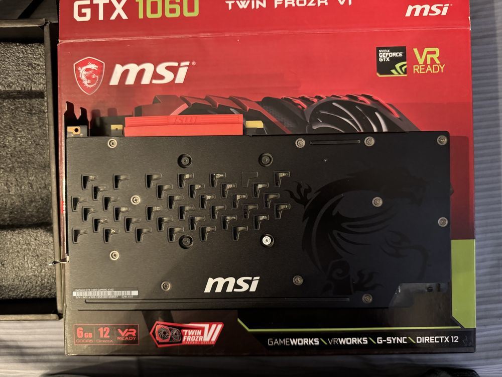 Gtx geforce 1060 6gb msi