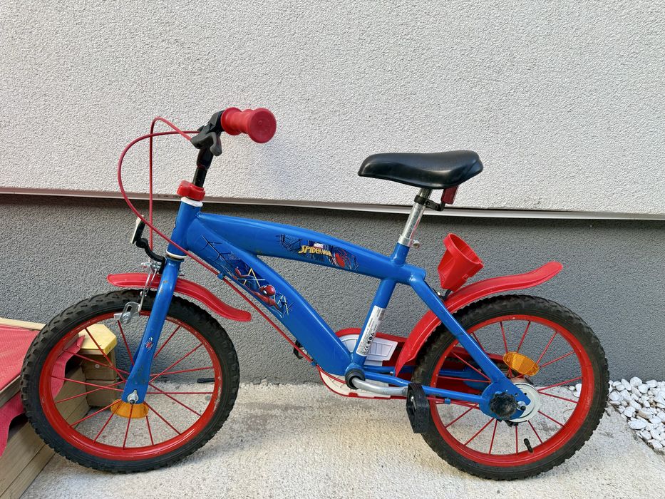 Bicicleta Spiderman baieti 16” 4-7 ani