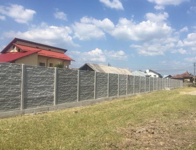 Fabricam garduri, placi de gard, stâlpi din beton Oferim montaj