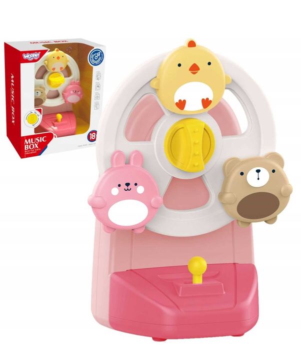 Детска играчка въртележка с животни за малки деца