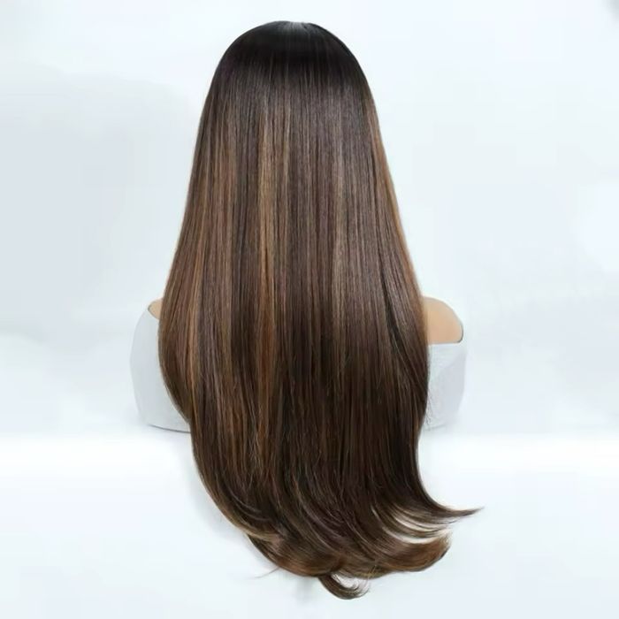 Peruca F703 Front Lace (Daira-Shop.ro) Satena Cu Suvite Blonde Ombre