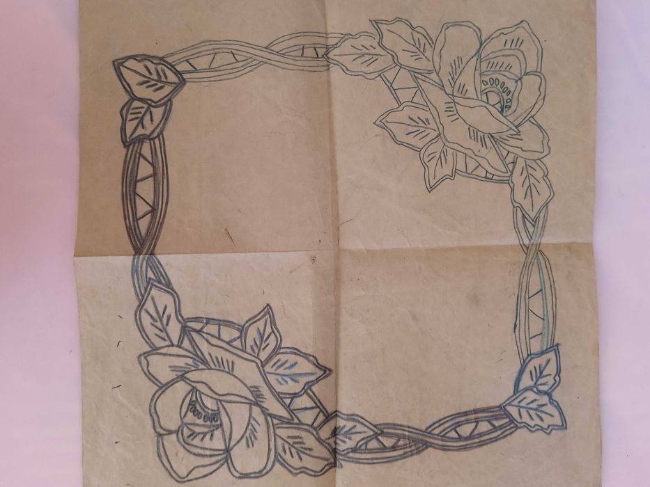 Скица скици старинни за бродерия на "ришелье", бод