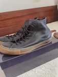 Кожени кецове Converse blue