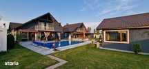 2 Vile de lux cu Pișcină /Jacuzzi/Saune/Fotovoltaice - Curte spațioasă