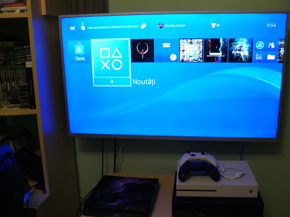 Playstation 4 SLIM,PS4 SLIM modat GOLD-HEN HDD 1Tb