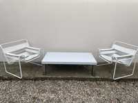 Set scaune + masa stil Bauhaus / Marcel Breuer / Wassily / Industrial