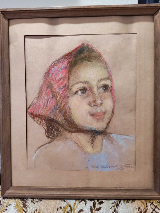 Tablou Vera Veslovschi Nitescu - pastel pe hartie