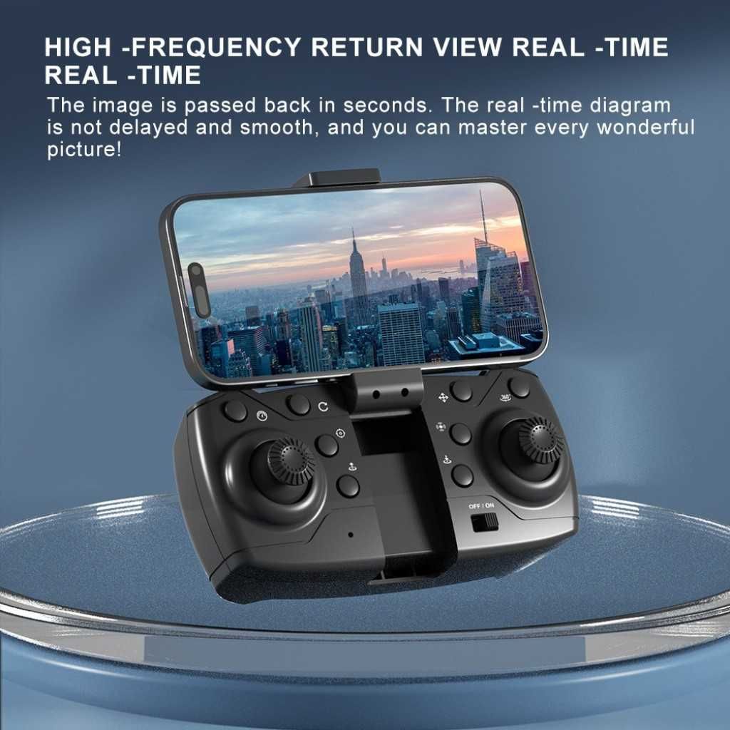 Сгъваем дрон с 8k HD Двойна камера 360 ° с ел. стаб. и 300 м обхват"