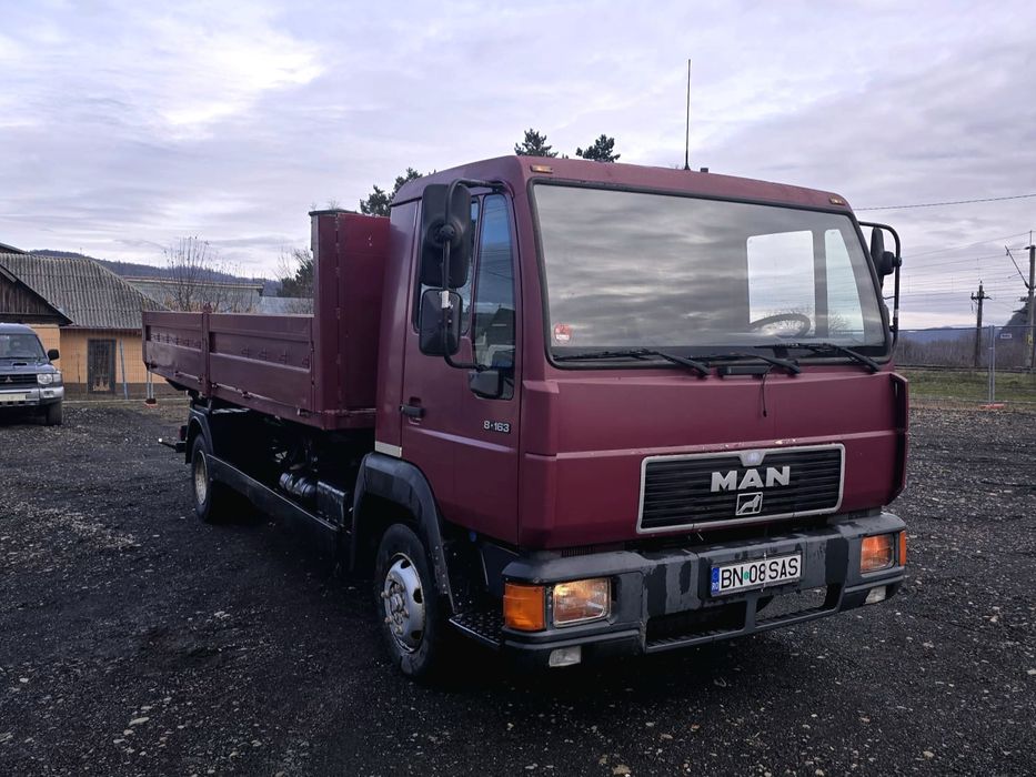 Camion MAN 8.163 Basculabil  7.5 tone basculantă