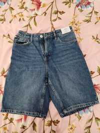 Pantaloni scurti copii H&M 10-11 ani, noi