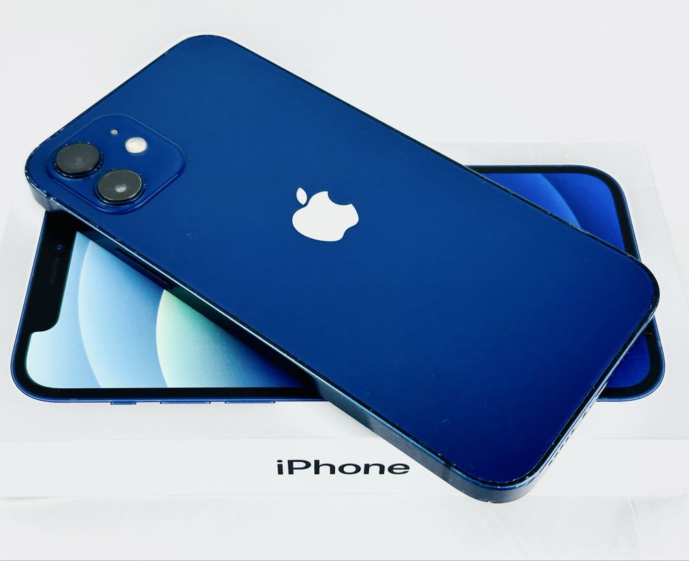 Apple iPhone 12 128GB Blue Отличен! Гаранция!