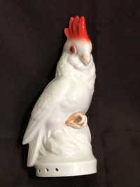 Фарфоровая статуэтка Попугай
