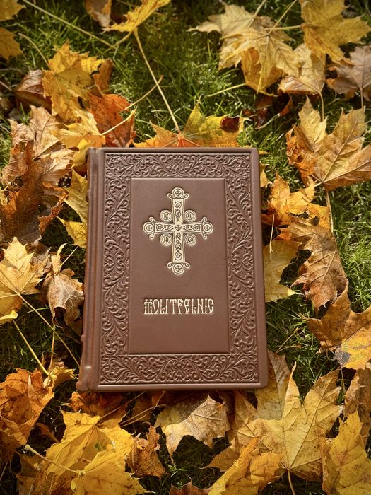 Molitfelnicul legat în piele naturală