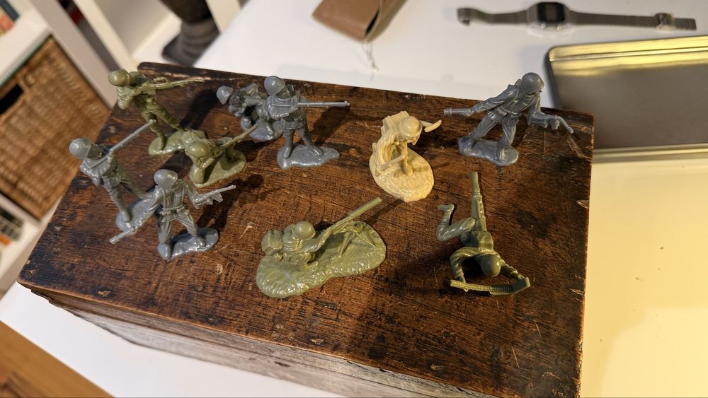 Militari armata figurine soldati bmc plastic ww2