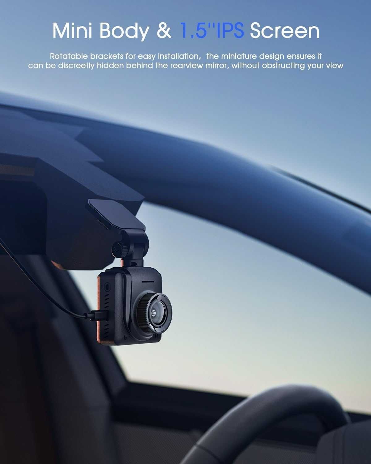 Видеорегистратор WiFi Avylet A1 Dash Cam Wi-Fi 2K