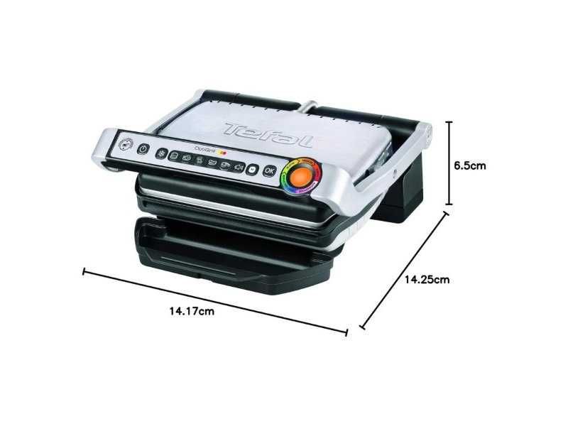 Контактен Електрически Грил Тефал OptiGrill GC705D