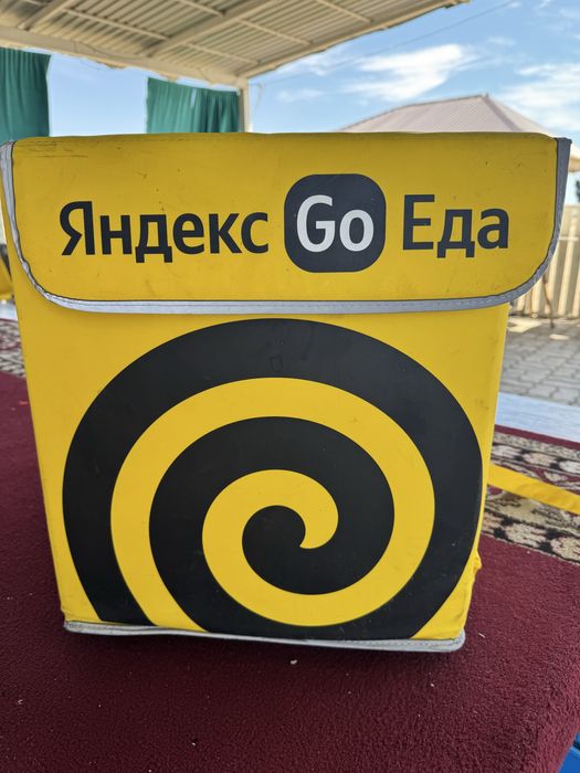 Продам термосумку,термокороб Яндекс желтую Использовали пару раз