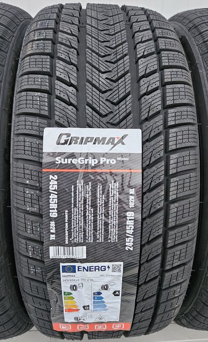 245/45 R19, 102V XL,GRIPMAX Anvelope de iarna M+S,Aderenta Cl. A