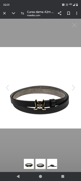 Brățară Pandora Italy și curea din piele