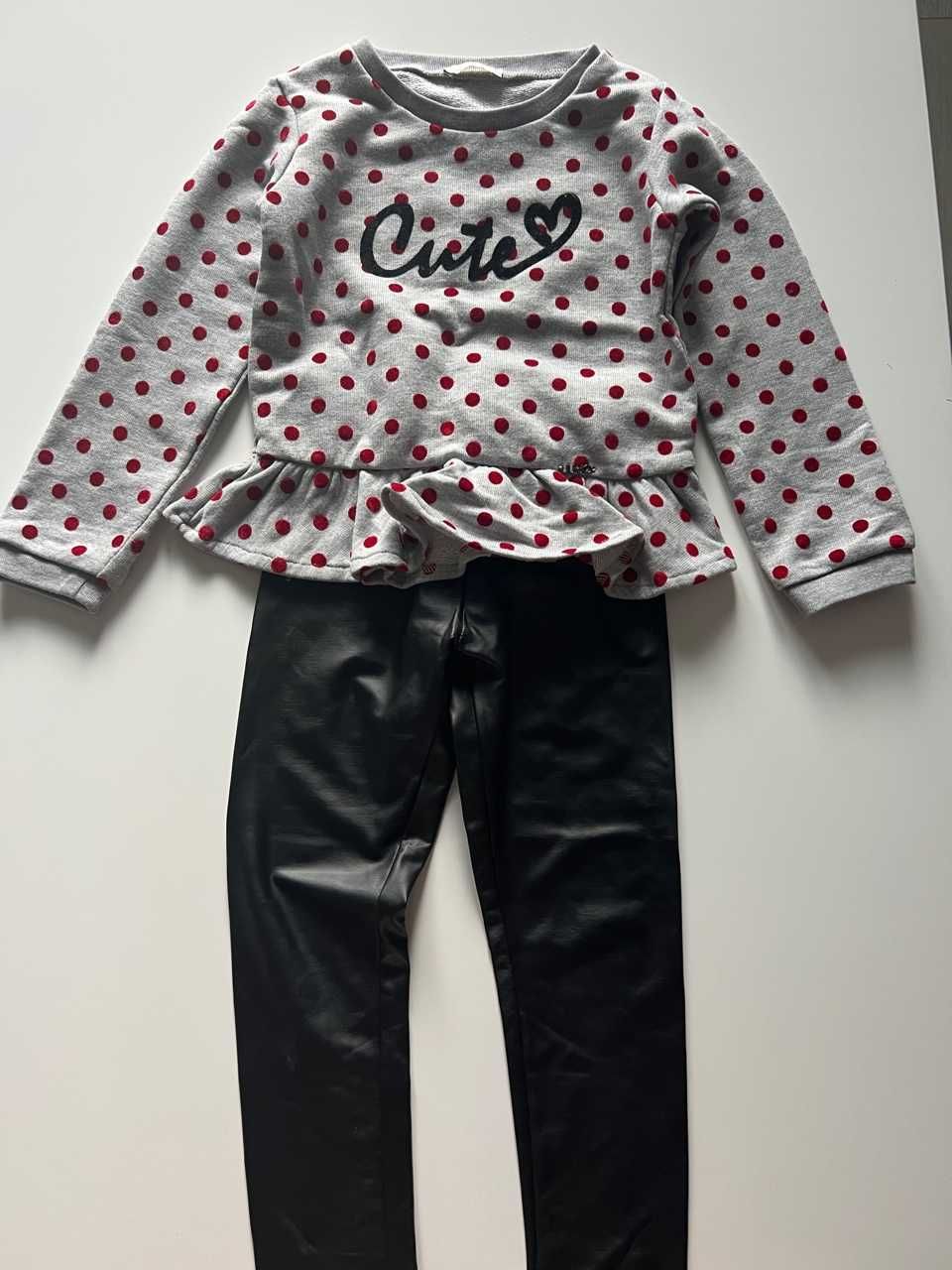 Set colanti Zara +bluza Liu Jo  - 7 ani