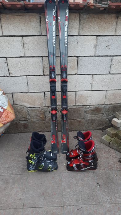 Rossignol ски и два чифта обувки