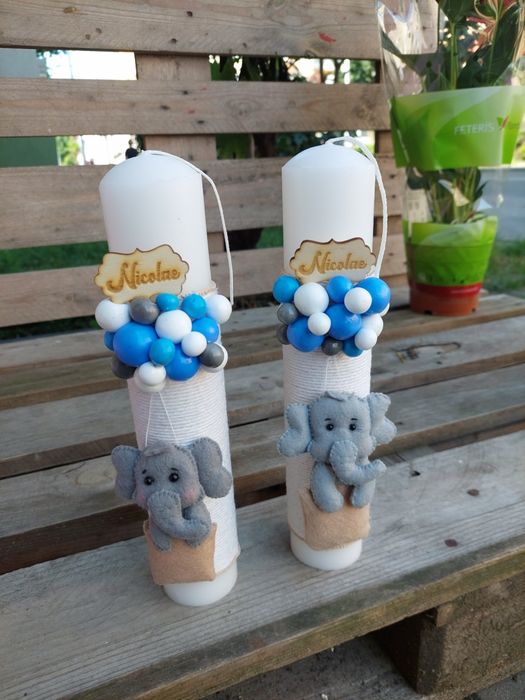Set lumanare botez