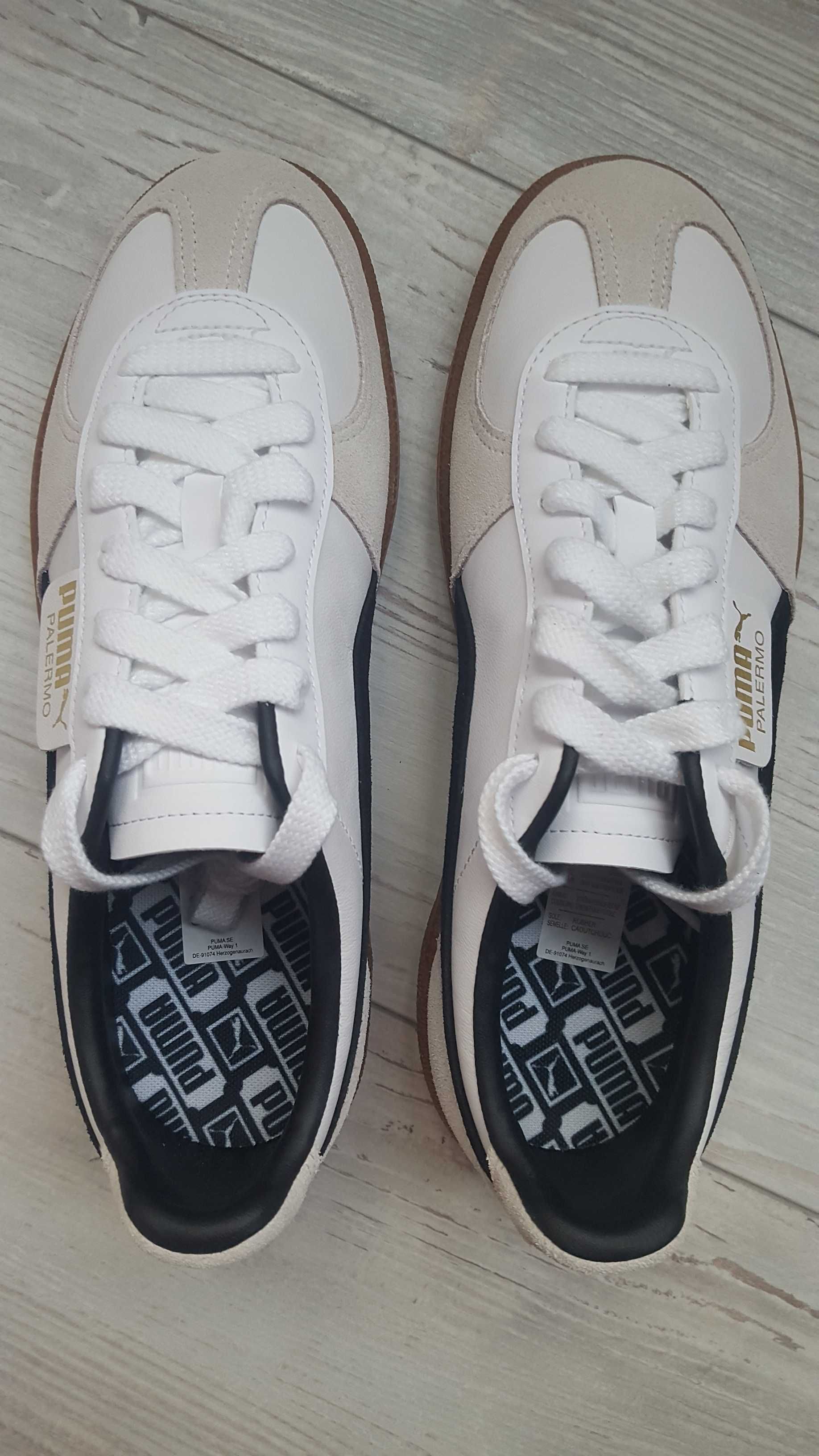 Нови мъжки кожени оригинарни маратонки PUMA PALERMO Lth EUR42 UK8