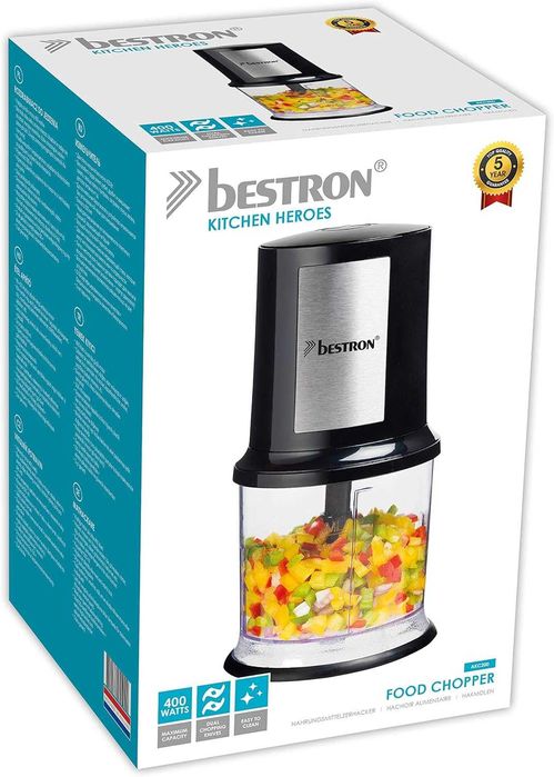 Мултифункционален Чопър Bestron AKC200 500мл 400W, две режещи остриета